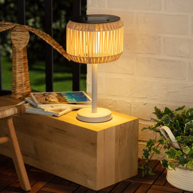 Imagen de Lámpara de Mesa Exterior Solar LED Ratán Nygala