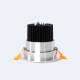 Imagen de Foco Downlight LED 12W COB Direccionable Circular Plata Corte Ø 90 mm