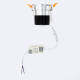 Imagen de Foco Downlight LED 12W COB Direccionable Circular Plata Corte Ø 90 mm