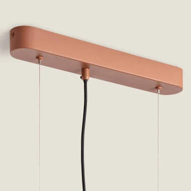 Imagen de Lámpara Colgante Lineal LED 24W Yeso CCT Seleccionable Kirnber