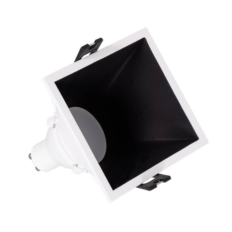 Imagem de Foco Downlight Quadrado 45º GU10 6W Corte 85x85 mm baixo URG PC 