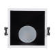 Imagem de Foco Downlight Quadrado 45º GU10 6W Corte 85x85 mm baixo URG PC 