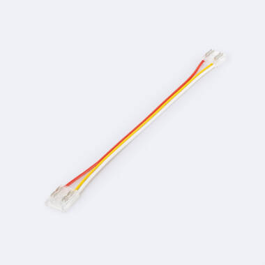 Conector Doble con Cable para Tira LED CCT 24V DC COB IP20 Ancho 10mm