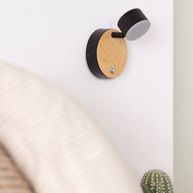 Lámpara de Pared LED 5W Metal con Interruptor Serifos