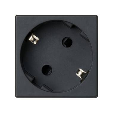 Base Enchufe Schuko Simon K45 con Dispositivo de Seguridad y Embornamiento a Tornillo