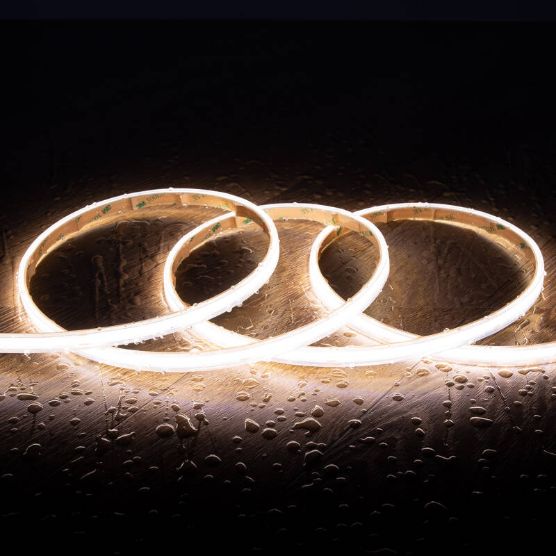 Imagem de Fita LED Auto-retificada 220V AC COB Silicone FLEX 560 LED/m Blanco Neutro IP65 Largura10mm Corte 10 cm