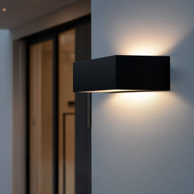 Imagem de Aplique de Parede Exterior LED 9W Iluminação Dupla Cara Galeo
