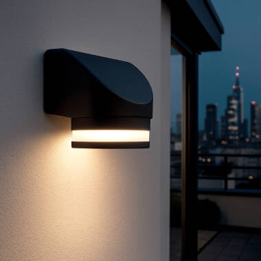 Aplique de Parede Exterior LED 5W  Alumínio Superfície Neky