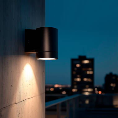 Imagen de Aplique de Pared Exterior Aluminio Negro Oakham
