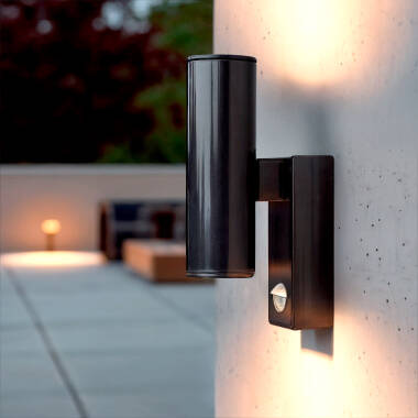 Aplique de Pared Exterior Acero Inoxidable con Sensor PIR Pimlico