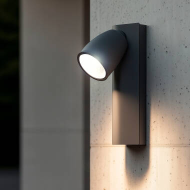 Aplique de Parede Exterior LED 6W Alumínio Abel