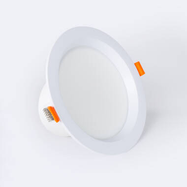 Downlight LED 12W Corte Ø 125 mm IP44 Não Flicker Lux