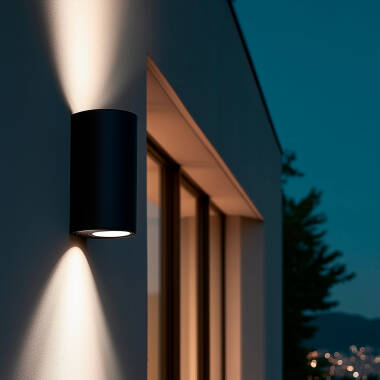 Aplique de Pared Exterior Doble Brong