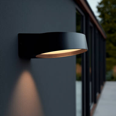 Imagen de Aplique de Pared Exterior LED 12W Aluminio Chupny