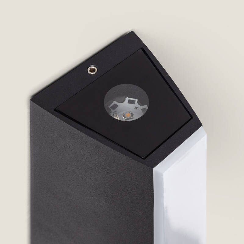Imagem de Aplique de Parede Exterior LED Alumínio Iluminação Dupla Hisar