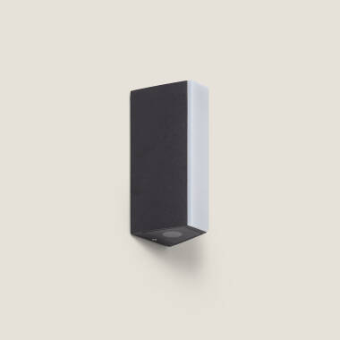 Aplique de Parede Exterior LED Alumínio Iluminação Dupla Hisar