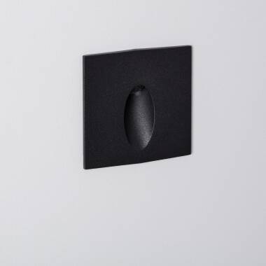 Imagem de Baliza Exterior LED 3W Encastrável Parede Quadrado Oval Olite