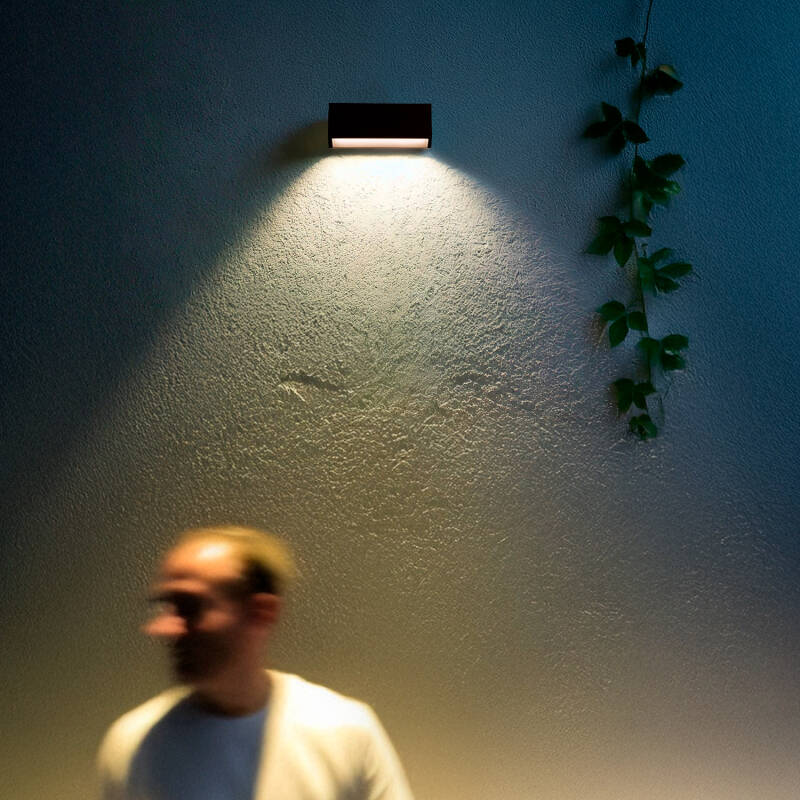 Imagem de Baliza Exterior LED 3W Superfície Parede Retangular Tunez