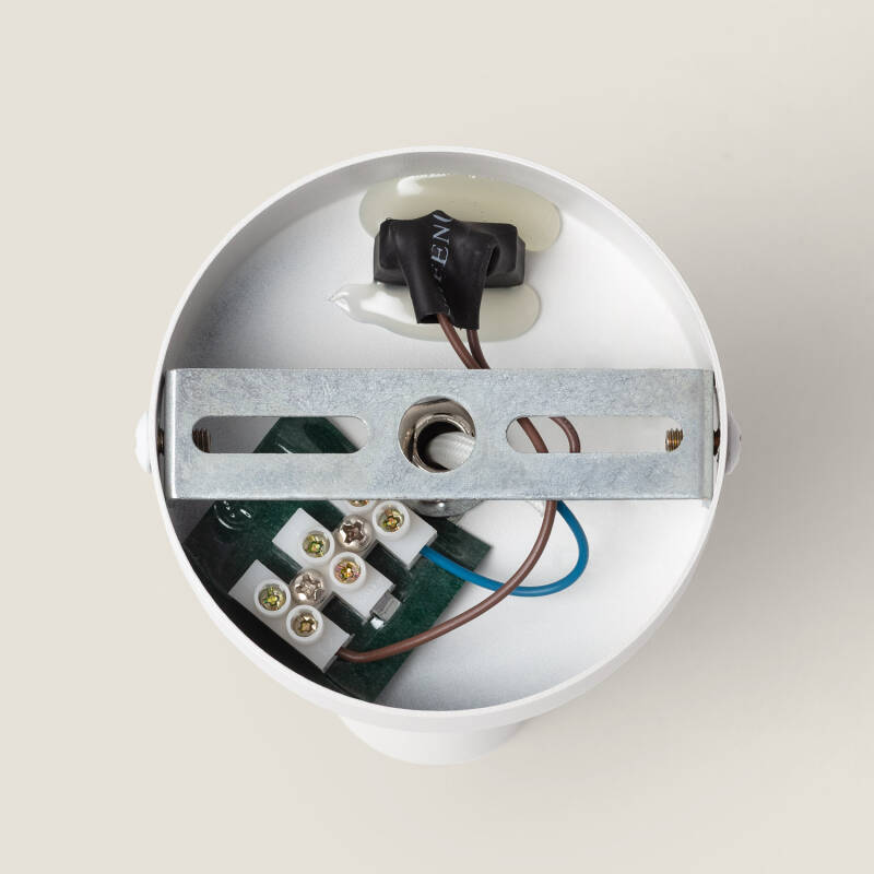 Imagen de Lámpara de Pared Aluminio Orientable con Interruptor 1 Foco Oasis Blanco