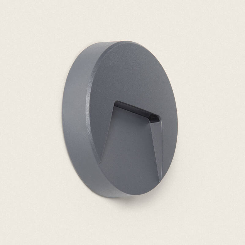 Imagen de Baliza Exterior LED 3W Superficie Pared Circular Nilsa