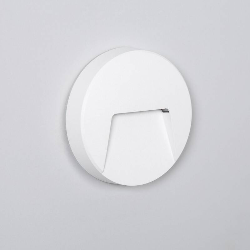 Imagen de Baliza Exterior LED 3W Superficie Pared Circular Nilsa