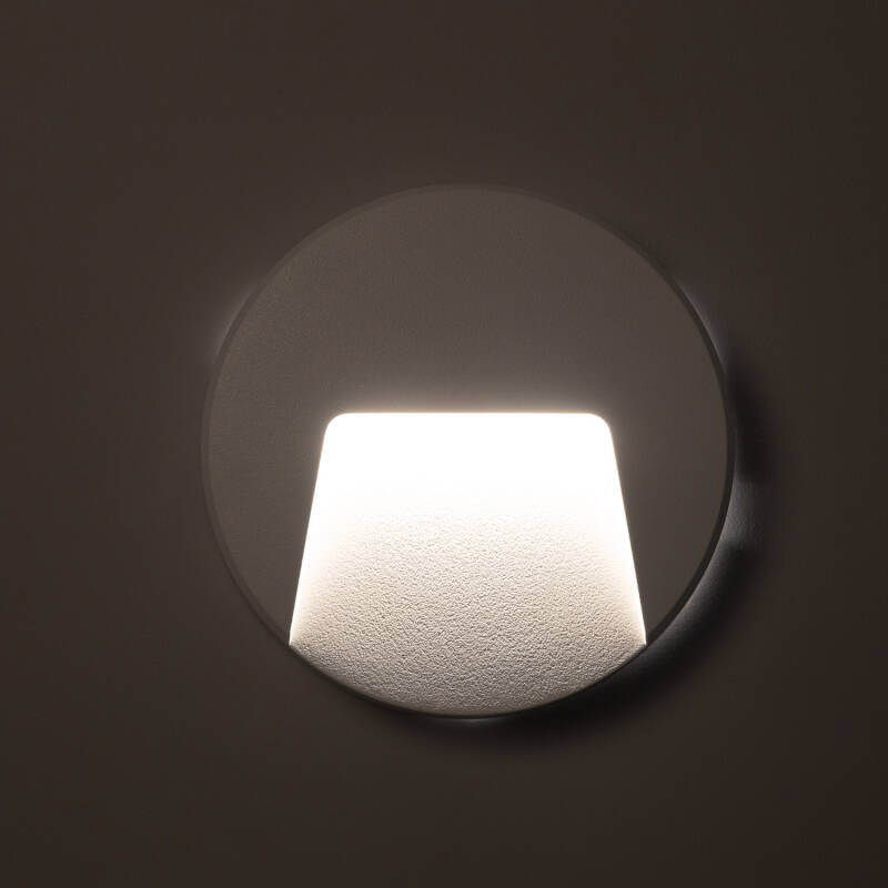 Imagen de Baliza Exterior LED 3W Superficie Pared Circular Nilsa