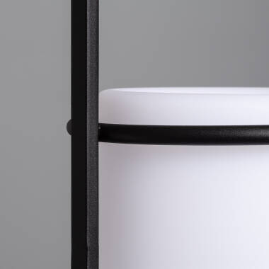 Imagem de Candeeiro de Pé Exterior de Metal LED 5W RGB Vaso Ø30 cm Recarregável IP65