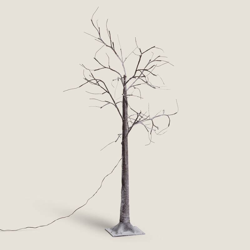 Imagen de Árbol de Navidad 64 LED 150 cm Blanco Cálido