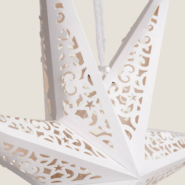 Imagem de Estrela LED Papel com Bateria Araby 