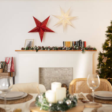 Imagem de Estrela LED Papel com Bateria Araby 