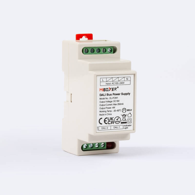Imagen de Fuente de Alimentación BUS DALI 16V DC 250 mA MiBoxer DL-POW1
