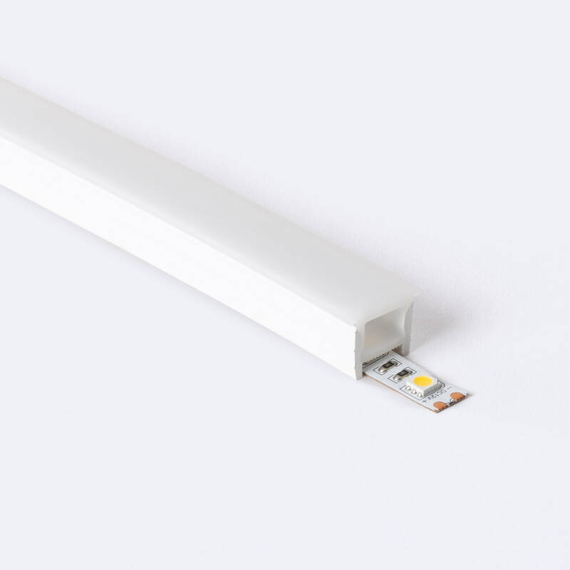 Imagen de Perfil Neón SFLEX 20x16 Superficie/Empotrable Curva Vertical para Tira LED IP20 hasta 12 mm