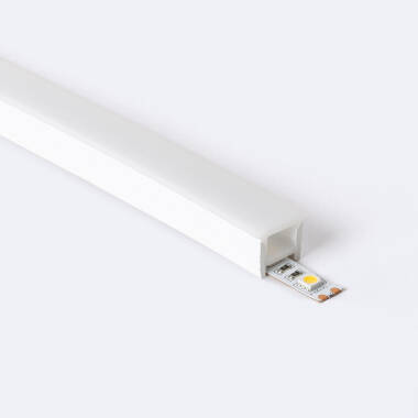 Perfil Neón SFLEX 20x16 Superficie/Empotrable Curva Vertical para Tira LED IP20 hasta 12 mm