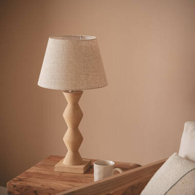 Lámpara de Mesa Madera Akesh II