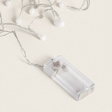 Imagen de Guirnalda Cable LED 20 Mini Bolas con Batería 1m