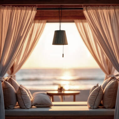 Imagem de Candeeiro Suspenso Solar Exterior LED 3W Banate