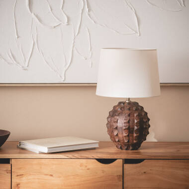 Imagen de Lámpara de Mesa Madera Samesh II ILUZZIA