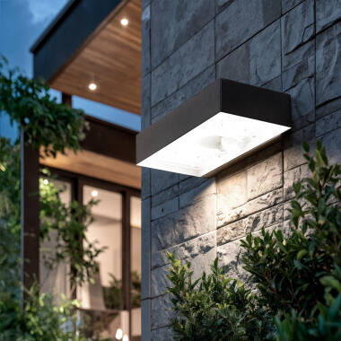 Imagem de Aplique de Parede Exterior LED 6W Karl Solar Preto