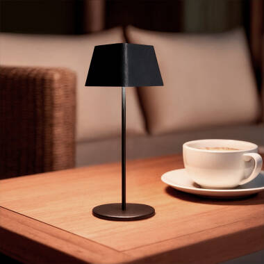 Candeeiro de Mesa LED Portátil para Exterior Alumínio con Batería Recarregável  Willy
