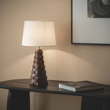 Imagen de Lámpara de Mesa Madera Samesh ILUZZIA