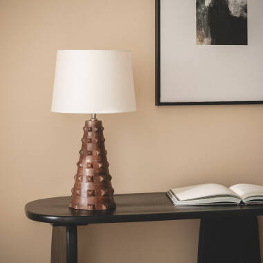 Imagen de Lámpara de Mesa Madera Samesh ILUZZIA
