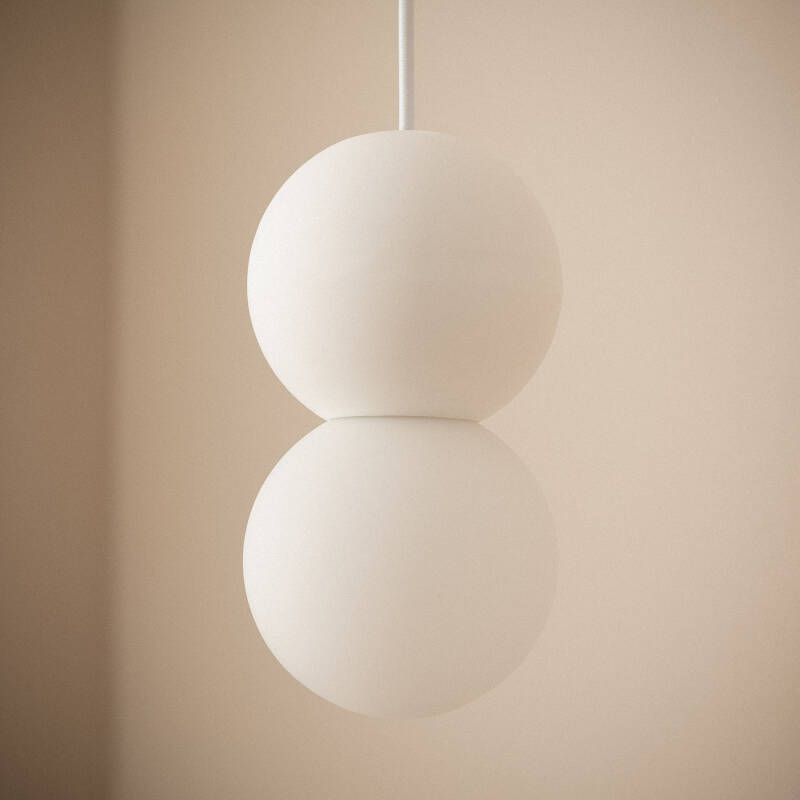 Imagen de Lámpara Colgante de Yeso Pearl Vulni