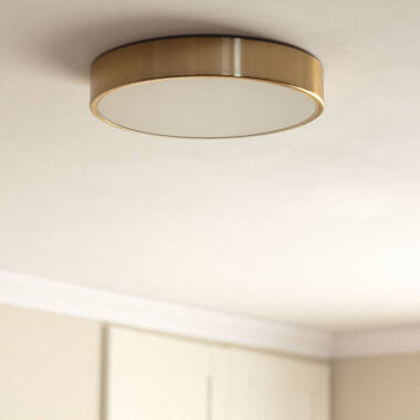 Imagem de Plafón LED 18W Circular Metal Ø300mm CCT Seleccionável Haydn