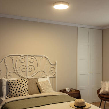 Imagem de Plafón LED 18W Circular Metal Ø300mm CCT Seleccionável Haydn