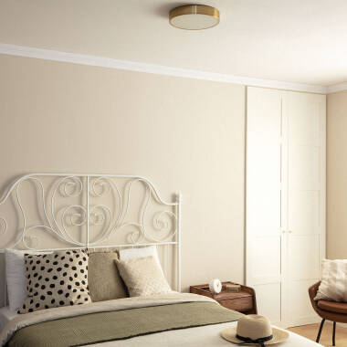 Imagem de Plafón LED 18W Circular Metal Ø300mm CCT Seleccionável Haydn