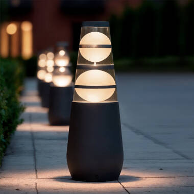 Baliza Exterior LED 8W Superficie Pie 38cm Double-Dareh