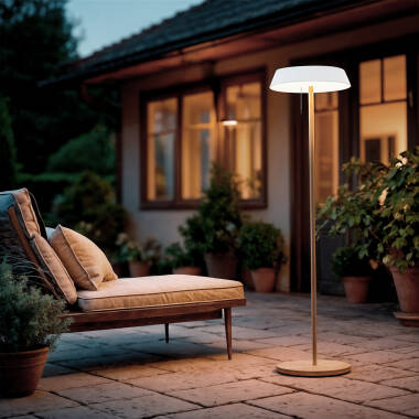 Lámpara de Pie Solar Exterior LED 2.6W Aldana
