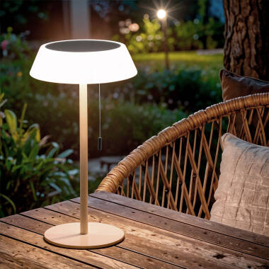 Candeeiro de Mesa Solar Exterior LED 1.2W Metal Aldana