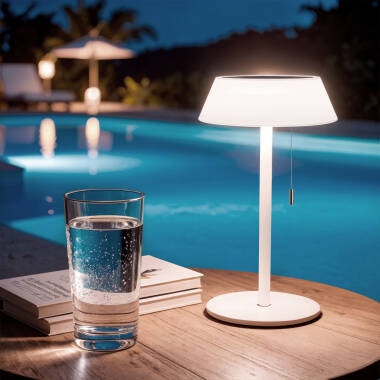 Imagem de Candeeiro de Mesa Solar Exterior LED 1.2W Metal Aldana