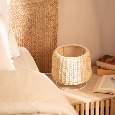 Candeeiro de Mesa de Rattan Gondia